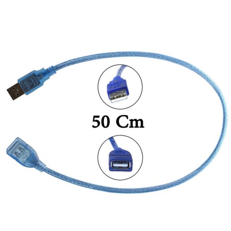 کابل افزایش طول 2.0 USB به طول 50 سانتی متر