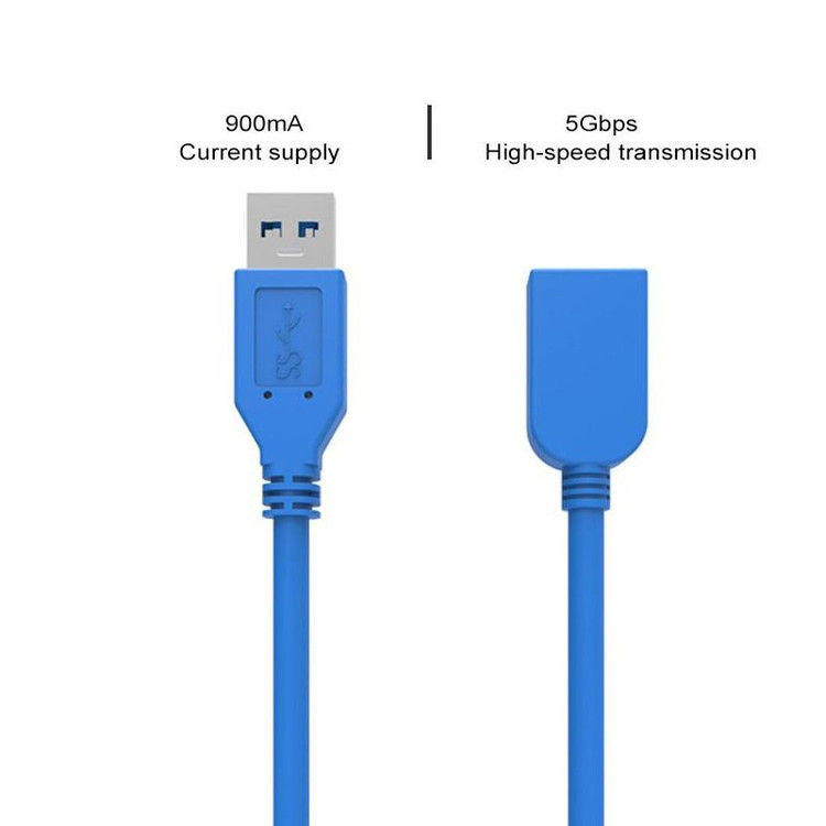 کابل افزایش طول USB 3.0 مدل AB طول 0.3 متر