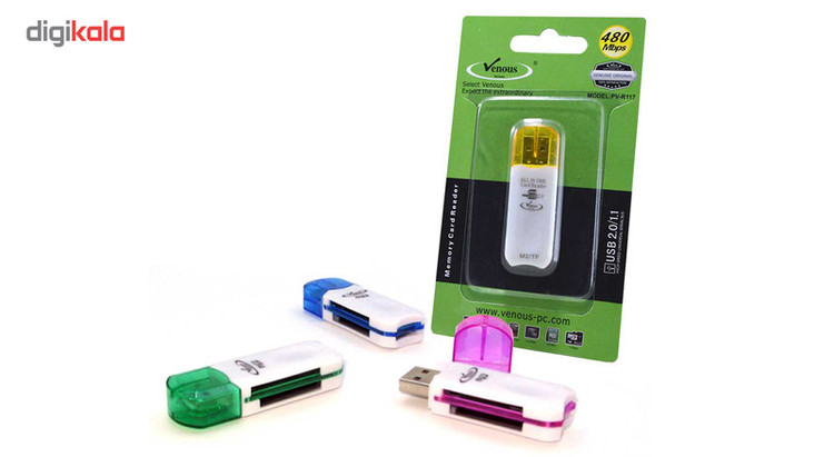 کارت خوان چند کاره ونوس مدل USB-R117