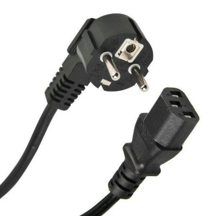 کابل برق سه پین منبع تغذیه کامپیوتر مدل POWBLE طول 1.5متر