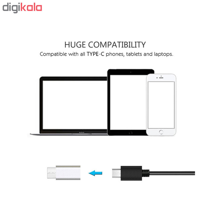 مبدل USB-C به microUSB کد 003 بسته 3 عددی
