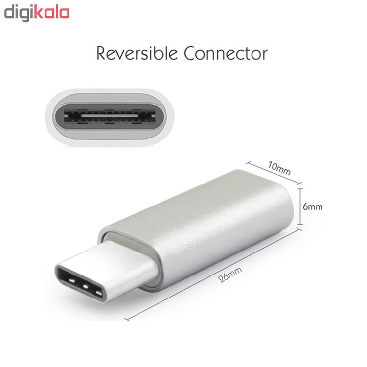 مبدل USB-C به microUSB کد 003 بسته 3 عددی