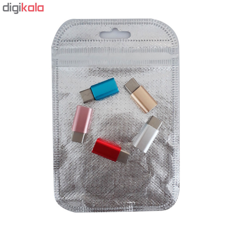 مبدل USB-C به microUSB کد 003 بسته 3 عددی