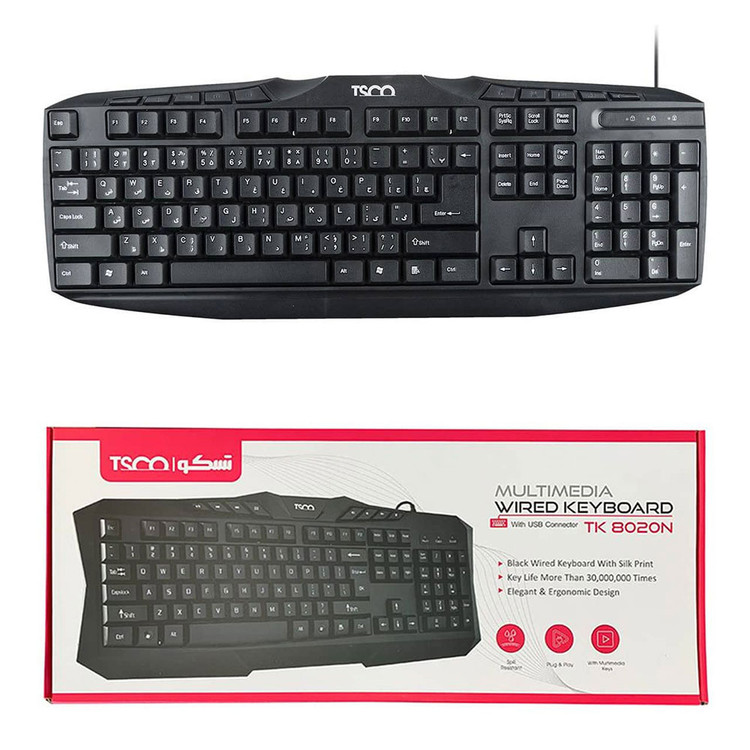 کیبورد تسکو مدل TK8020N