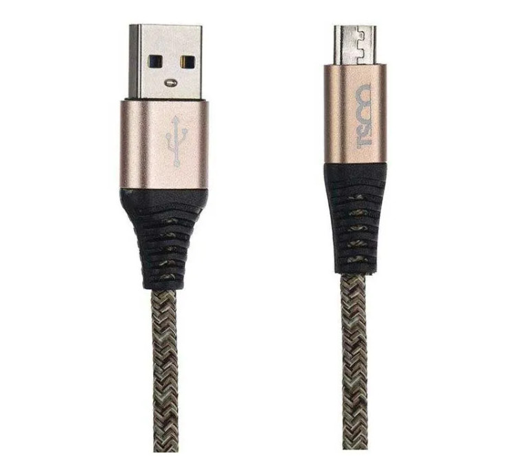 کابل تبدیل USB به microUSB تسکو مدل TC-A19 طول 2 متر