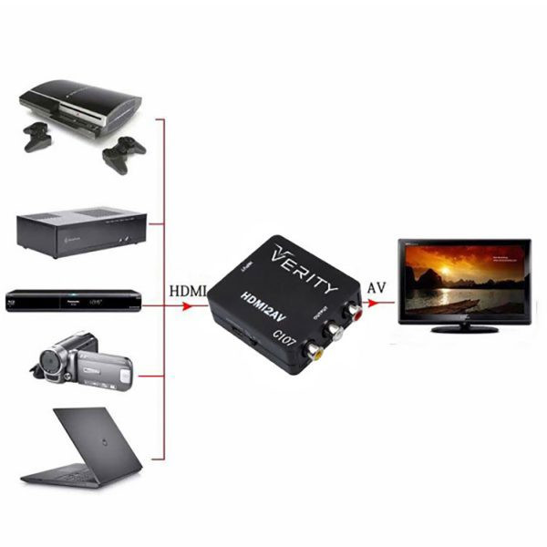 مبدل HDMI به AV وریتی مدل C107