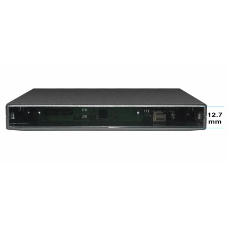 باکس تبدیل DVD رایتر اینترنال SATA به اکسترنال USB2.0 مدل 12.7MM