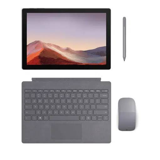 Microsoft Surface Pro 7 (8GB-256GB)لپ تاپ کارکرده (استوک)ماکروسافت سرفیس پرو7(همراه با کیبرد)